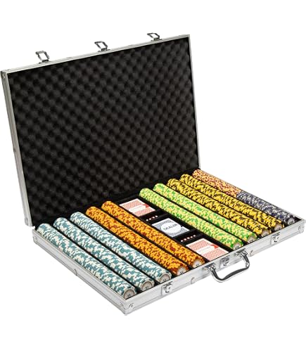 Amazon.com: Claysmith Gaming 1,000 Ct The Mint Poker Set - 13g